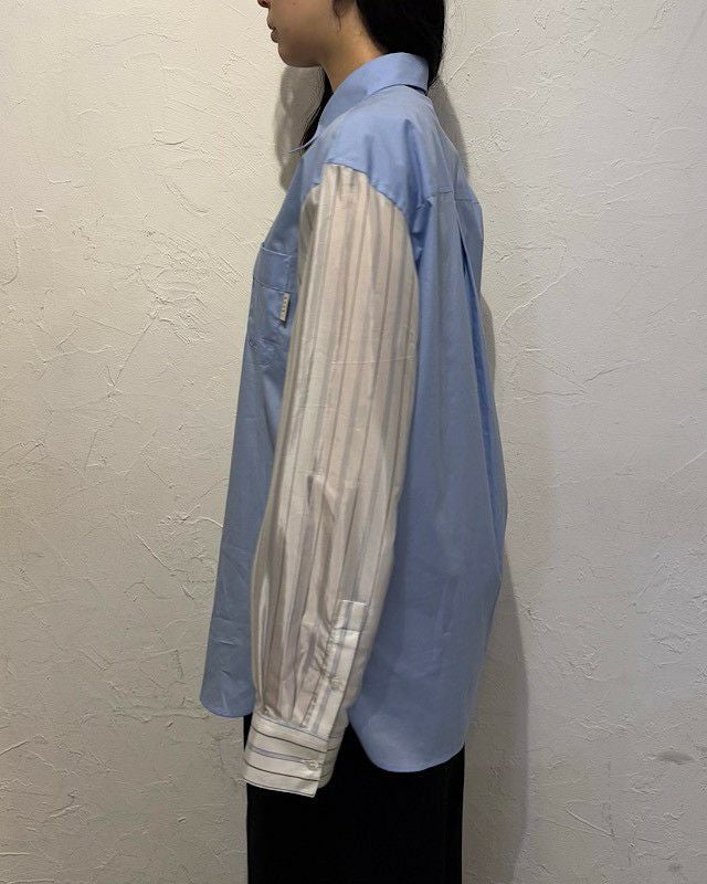 MARNI ストライプ切り替えシャツ | Hedy
