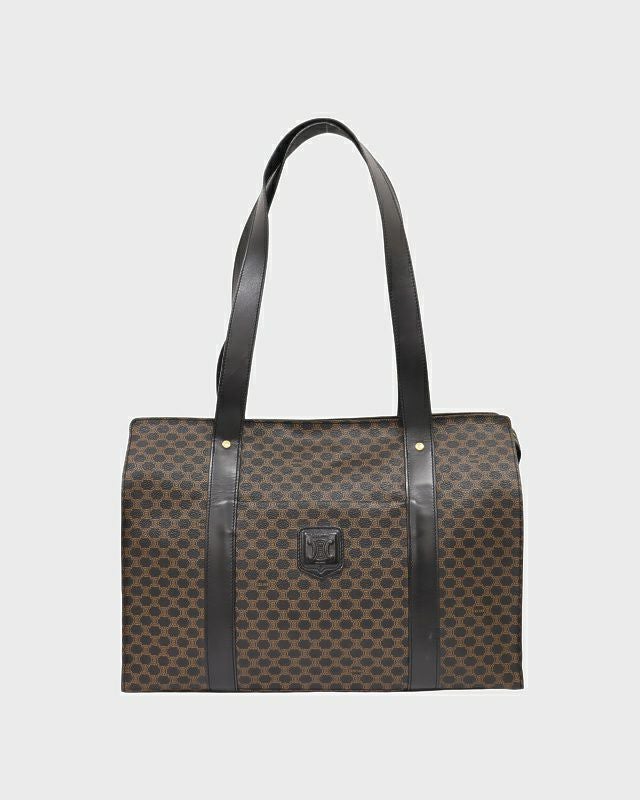 CELINE マカダム柄ブラゾン刻印トートバッグ | Hedy