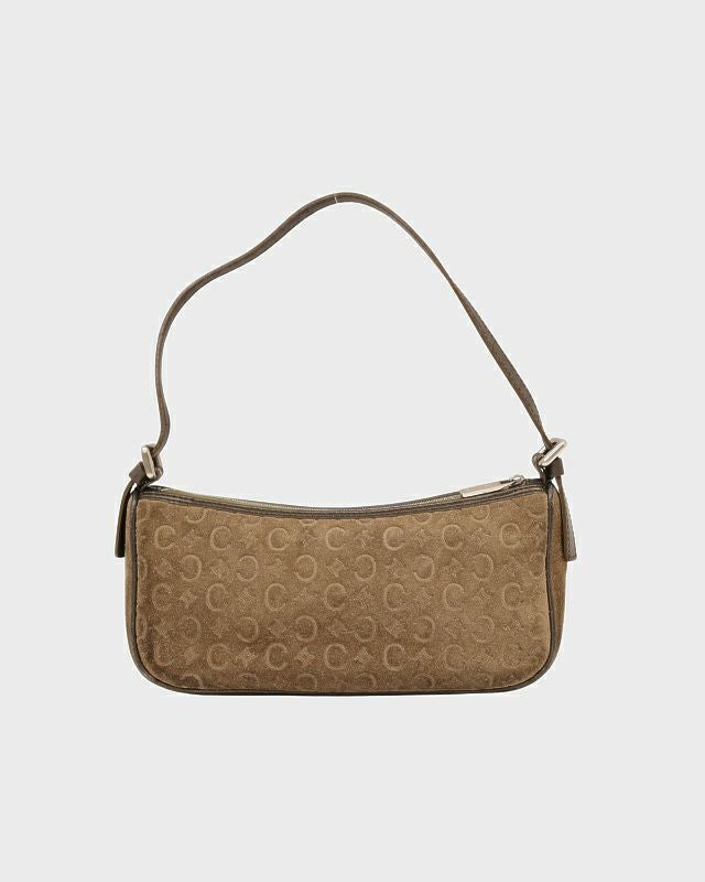 CELINE Cマカダムスエードワンショルダーバッグ | Hedy