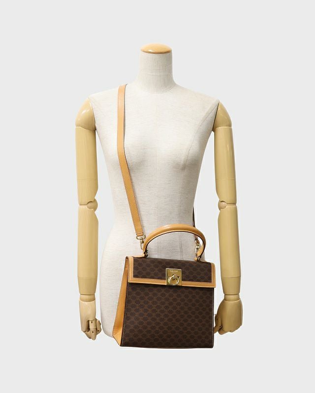 CELINE マカダム柄2Wayバッグ | Hedy