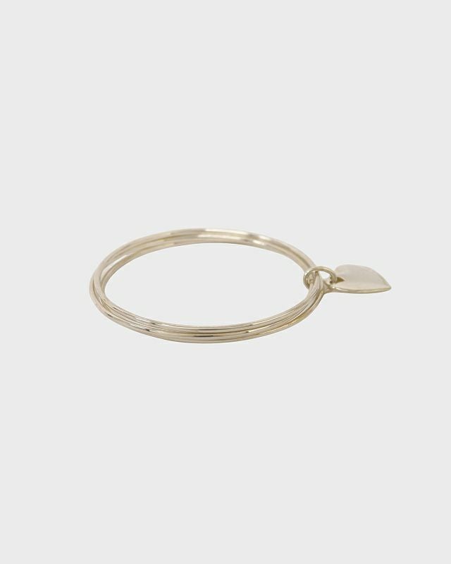 TIFFANY&CO. ハートチャームバングル | Hedy