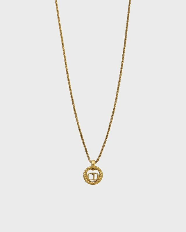 DIOR CDツイストラウンドネックレス | Hedy