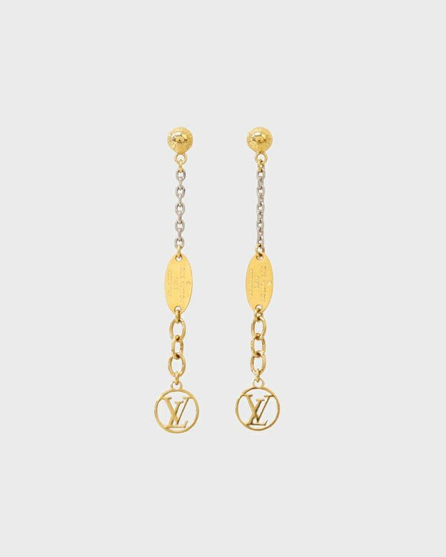 LOUIS VUITTON ロゴマニアピアス | Hedy