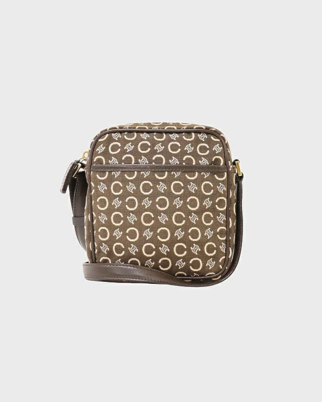 CELINE マカダム柄トリオンフ金具ショルダーバッグ | Hedy