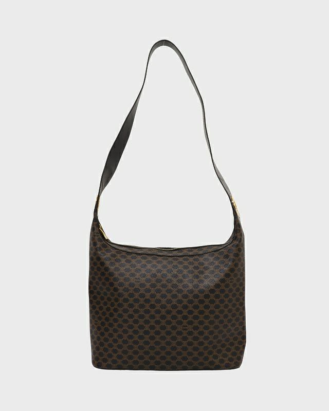 CELINE マカダム柄サークルロゴ金具ショルダーバッグ | Hedy