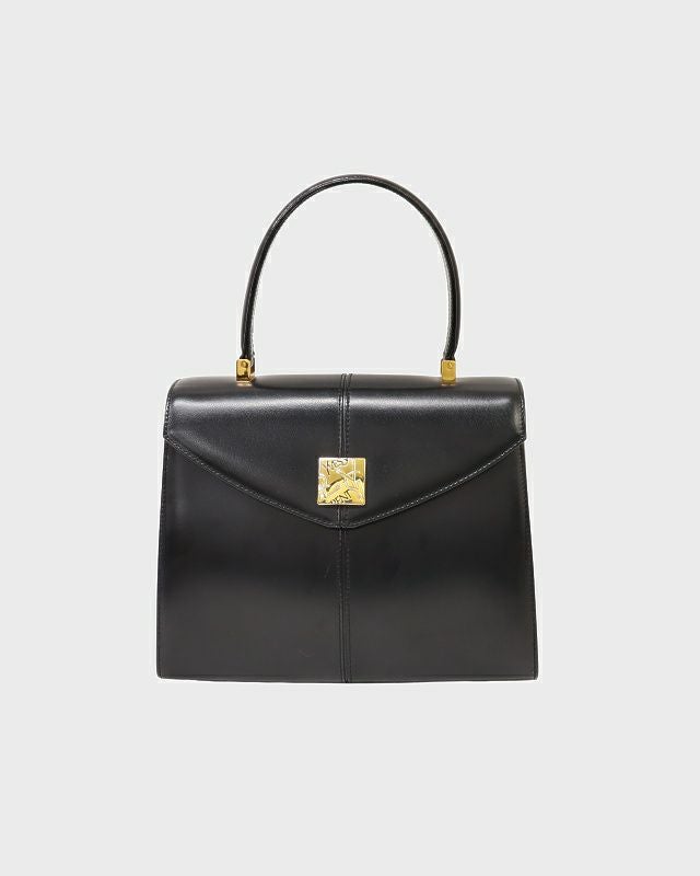 GIVENCHY ロゴ金具レザーハンドバッグ | Hedy