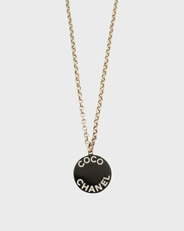 CHANEL ロゴラウンドチェーンネックレス | Hedy