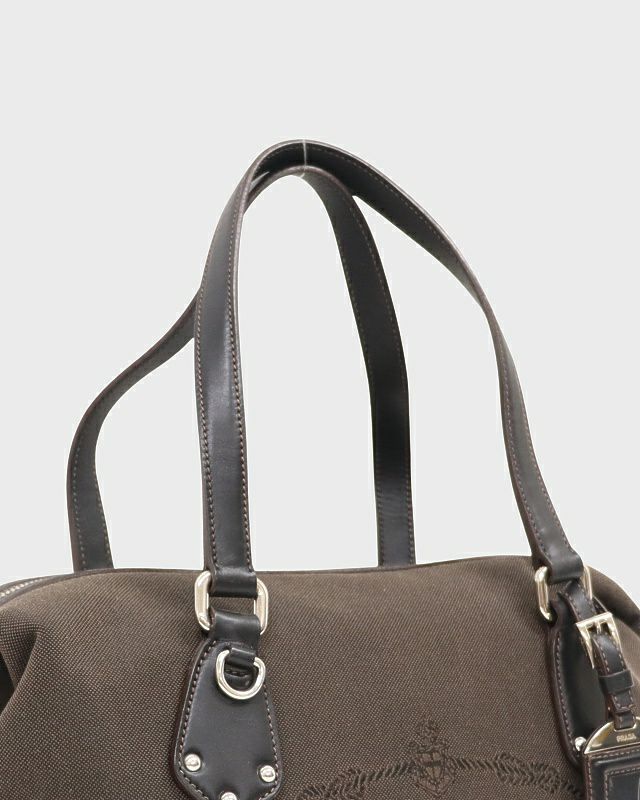 PRADA ロゴジャガードミニボストンバッグ | Hedy