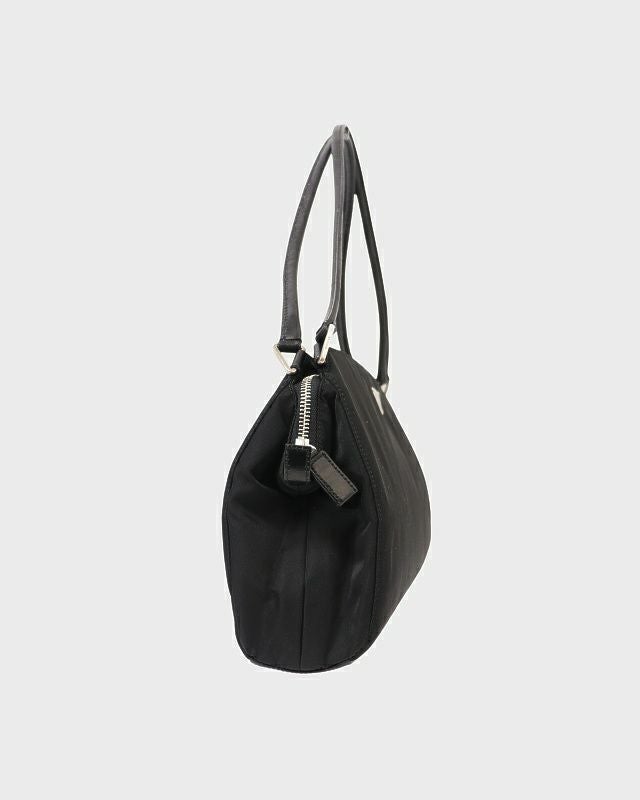 PRADA 三角ロゴ金具ナイロンレザーハンドバッグ | Hedy