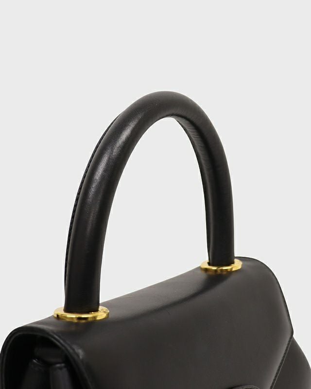 フェラガモ ハンドバッグ ショルダー　ヒール金具 フラップ 金具 Ferragamo ヒール金具レザー2Wayバッグ | Hedy
