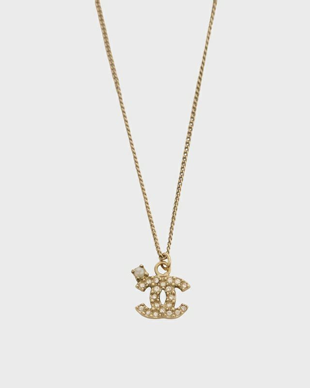 CHANEL COCOラインストーンネックレス | Hedy