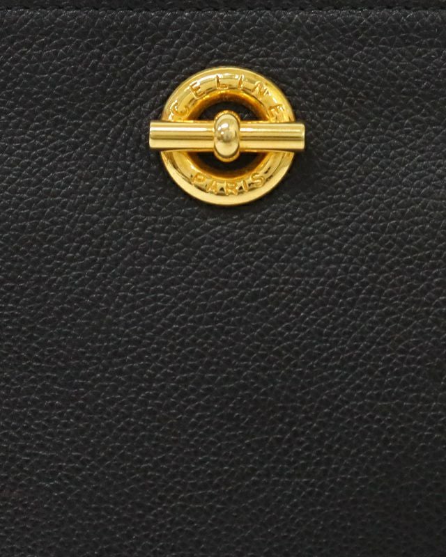 CELINE サークルロゴ金具レザーショルダーバッグ | Hedy