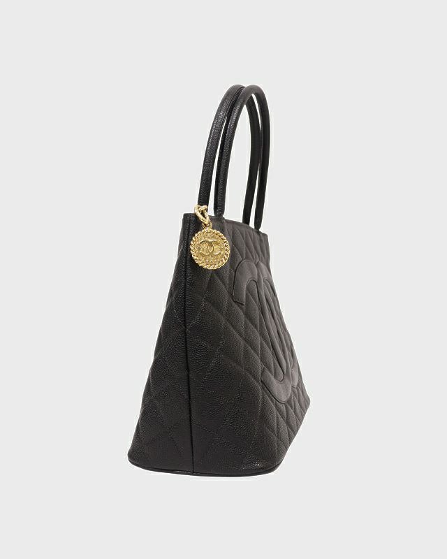 CHANEL キャビアスキン復刻トートバッグ | Hedy
