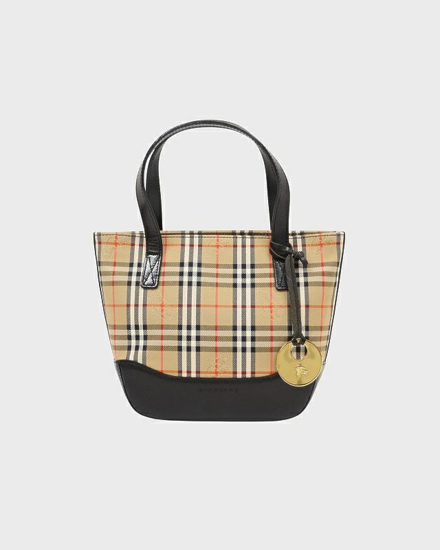 BURBERRY チェック柄ミニハンドバッグ | Hedy