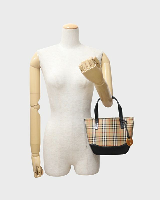 BURBERRY チェック柄ハンドバッグ | Hedy