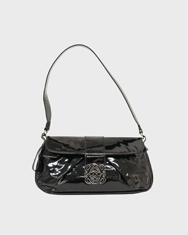 LOEWE アナグラムパテントレザーワンショルダーバッグ | Hedy