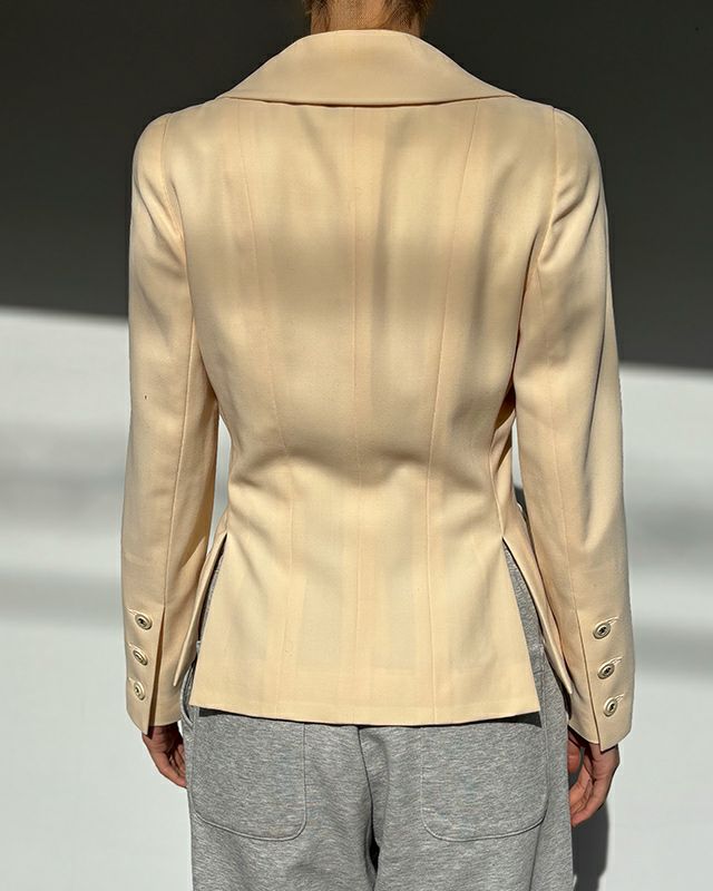 CHANEL COCOボタンシルクジャケット | Hedy