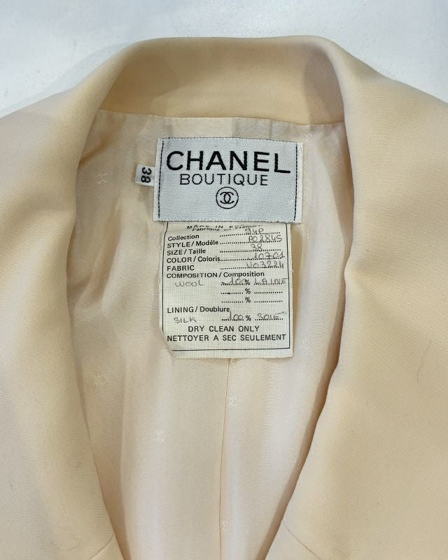 CHANEL COCOボタンシルクジャケット | Hedy