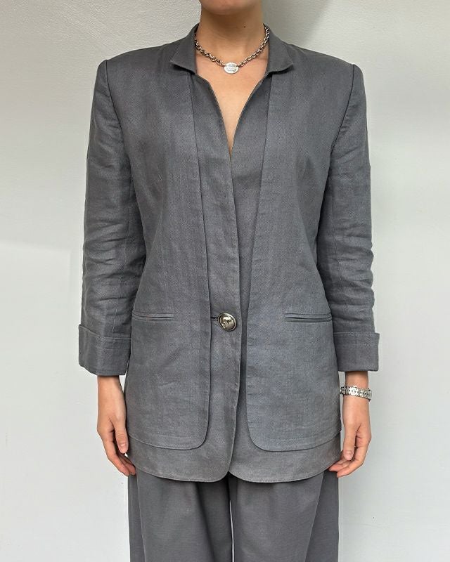 DIOR CDボタンレイヤードリネンジャケット | Hedy