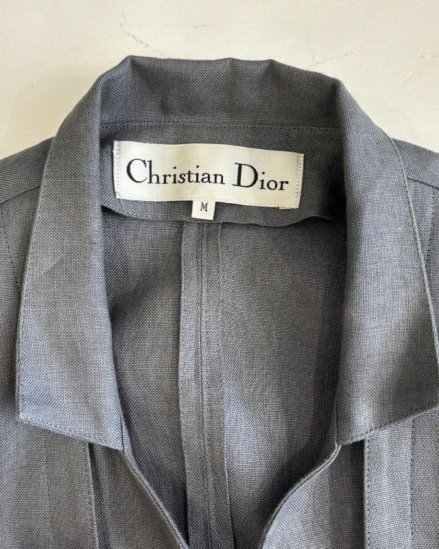 DIOR CDボタンレイヤードリネンジャケット | Hedy