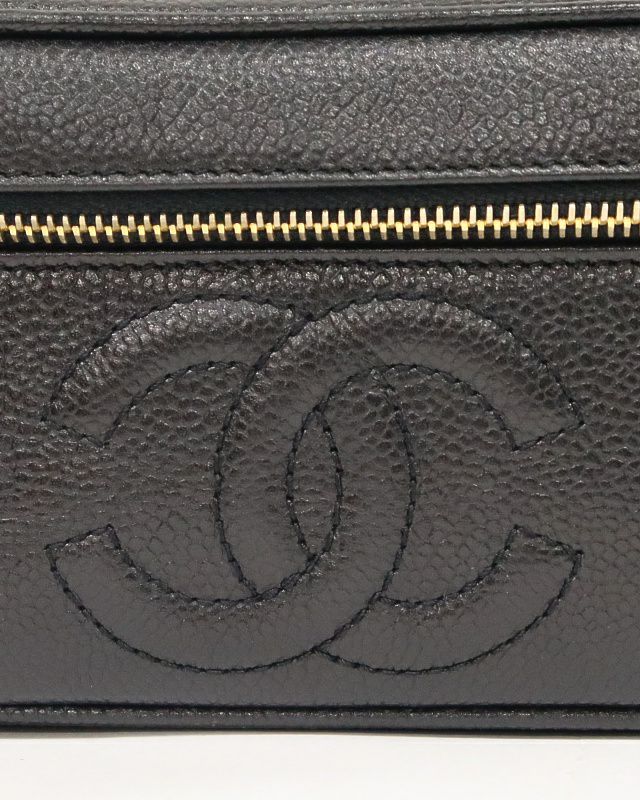 CHANEL キャビアスキンバニティバッグ | Hedy