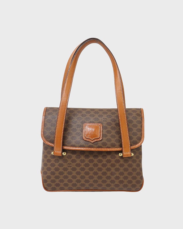 CELINE マカダム柄トリオンフハンドバッグ | Hedy