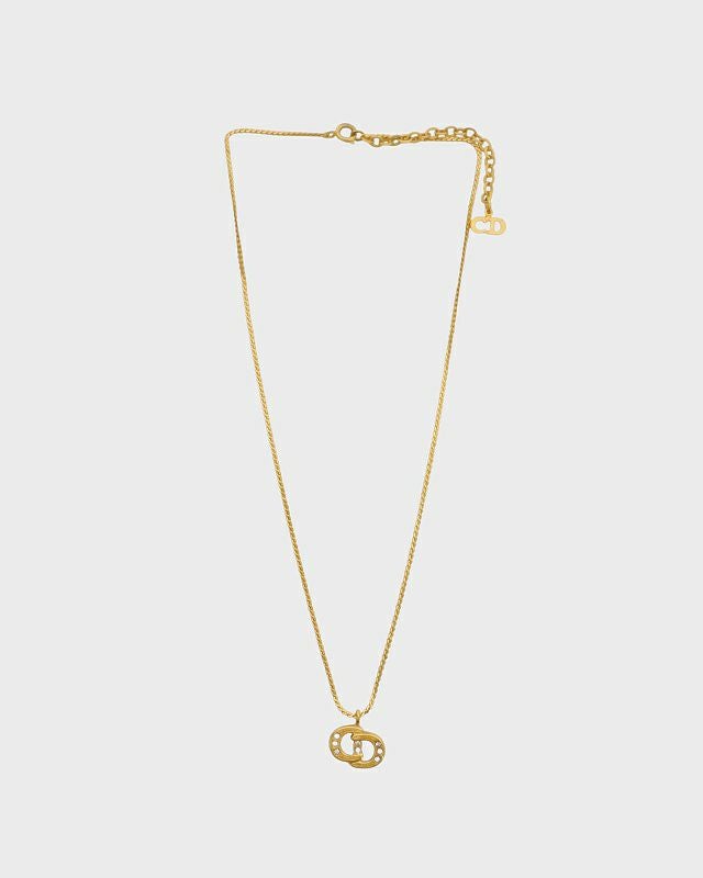 DIOR CDラインストーンネックレス | Hedy