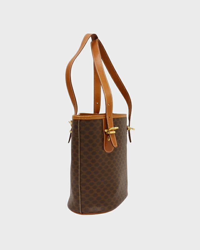 CELINE マカダム柄ブラゾン刻印トートバッグ | Hedy