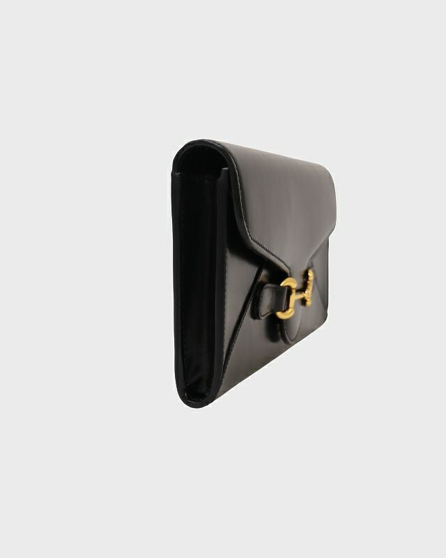 GUCCI ホースビットレザークラッチバッグ | Hedy