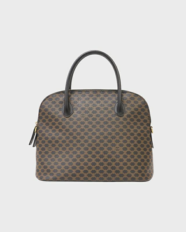 CELINE マカダム柄サークルロゴショルダーバッグ | Hedy