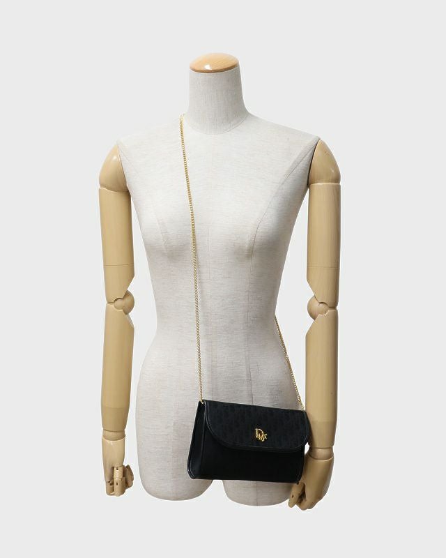 DIOR トロッター柄チェーンショルダーバッグ | Hedy