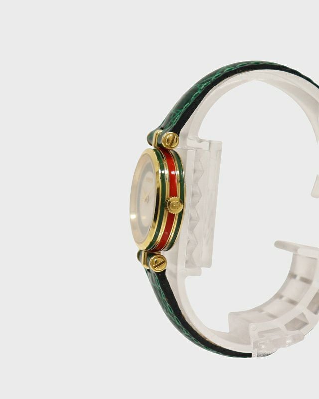 GUCCI シェリーラインラウンドベゼルウォッチ | Hedy