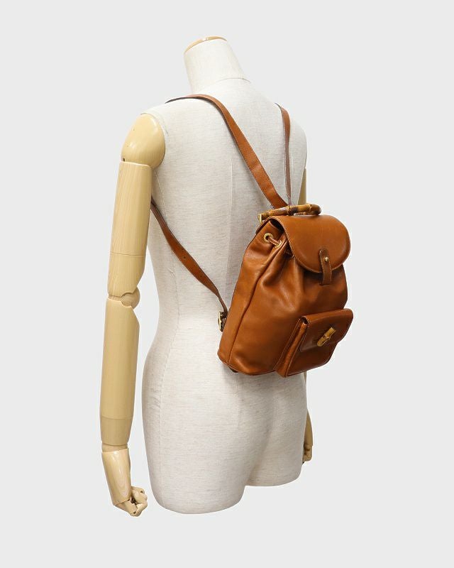 GUCCI バンブーレザーリュックサック | Hedy