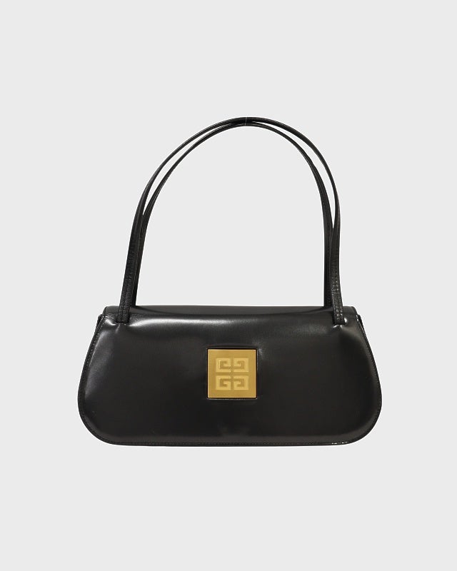 GIVENCHY ロゴ金具レザーハンドバッグ | Hedy