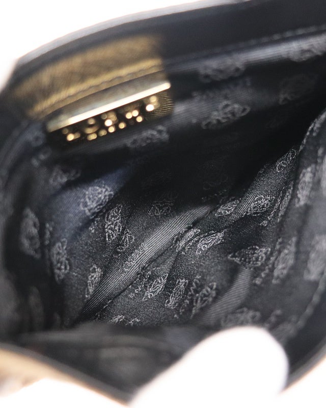 LOEWE レオパードハラコミニハンドバッグ | Hedy