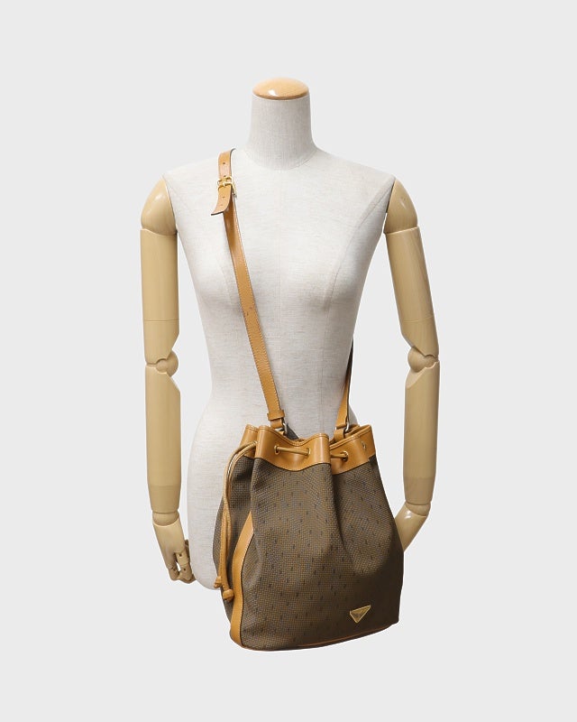 YSL ロゴ金具巾着ショルダーバッグ | Hedy