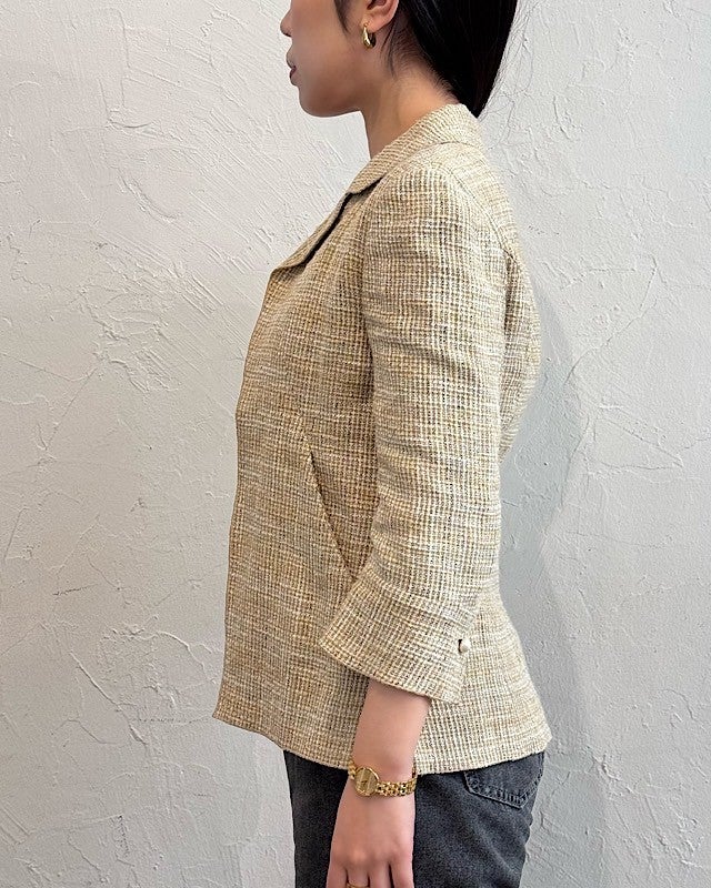 CHANEL ツイードCOCOパールジャケット | Hedy