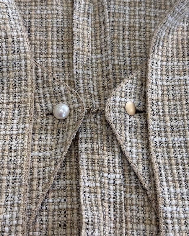 CHANEL ツイードCOCOパールジャケット | Hedy