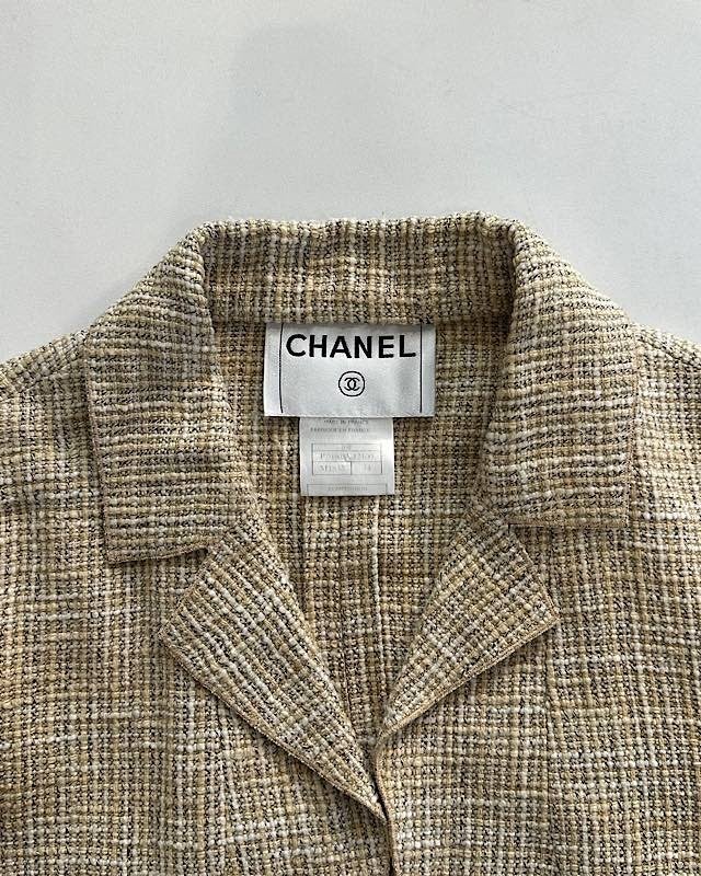 CHANEL ツイードCOCOパールジャケット | Hedy