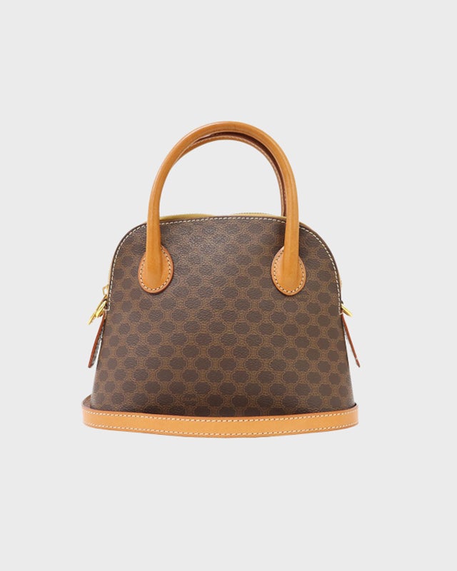 CELINE Cマカダム柄スエードワンショルダーバッグ | Hedy