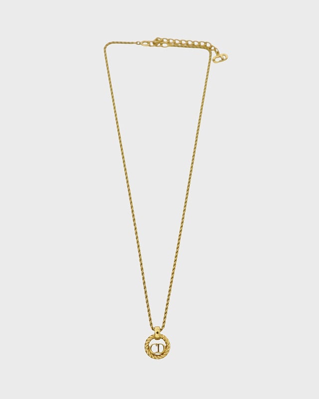 DIOR CDツイストラウンドネックレス | Hedy