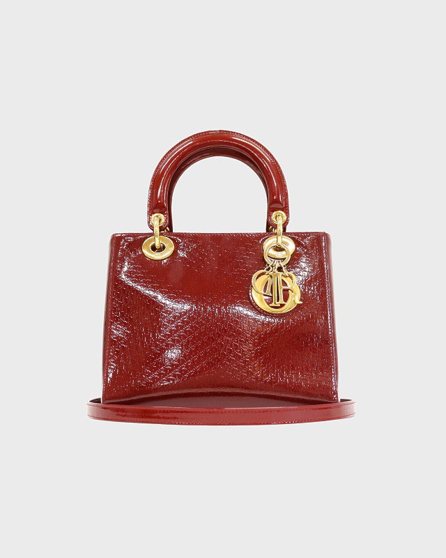 DIOR レディディオールレザー2Wayバッグ | Hedy