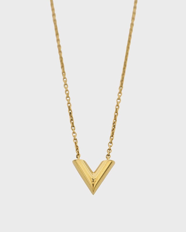 LOUIS VUITTON エッセンシャルVネックレス | Hedy