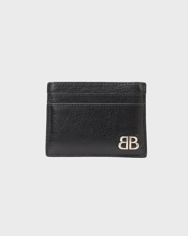BALENCIAGA ロゴ金具レザーカードケース | Hedy