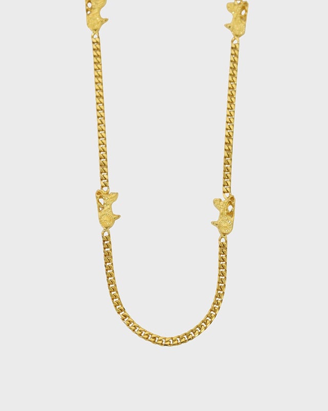 CELINE 馬車金具ロングチェーンネックレス | Hedy