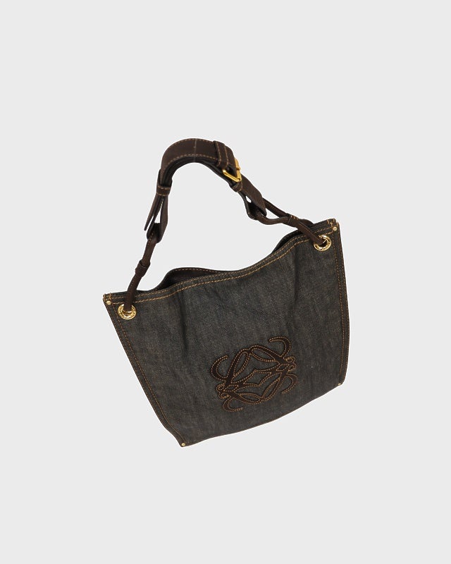 LOEWE アナグラムデニムワンショルダーバッグ | Hedy