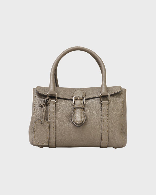 FENDI セレリアレザーハンドバッグ | Hedy