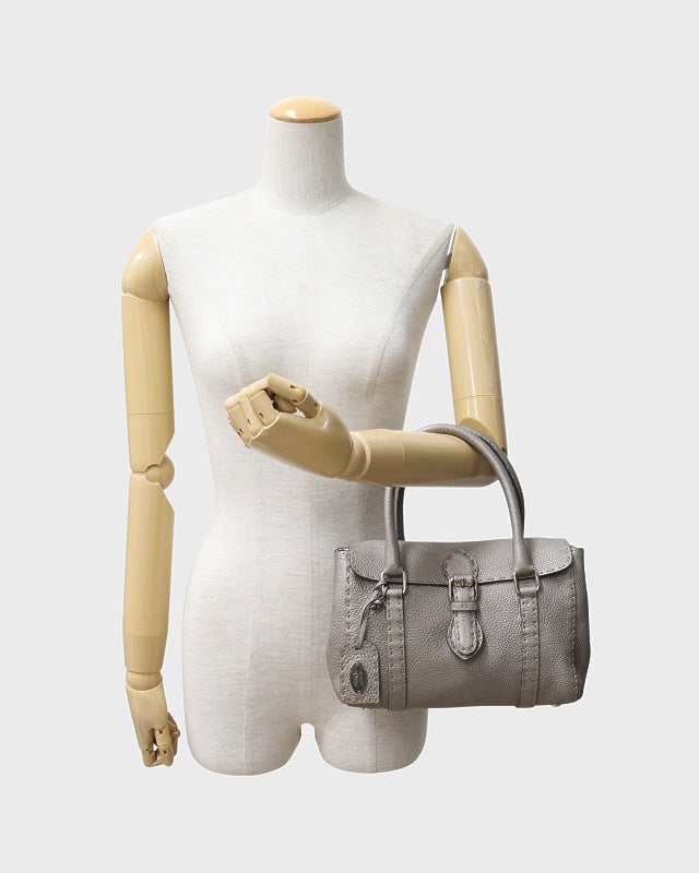 FENDI セレリアレザーハンドバッグ | Hedy