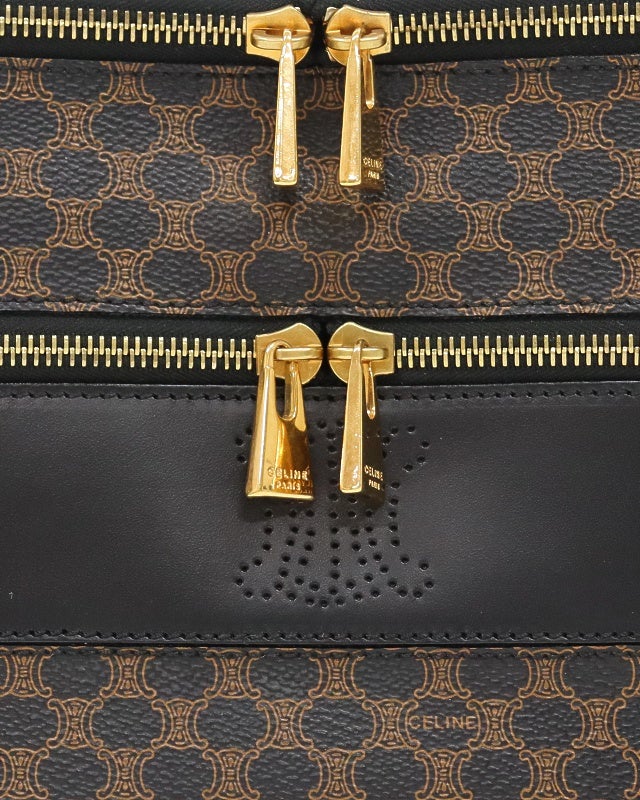 CELINE マカダム柄バニティバッグ | Hedy