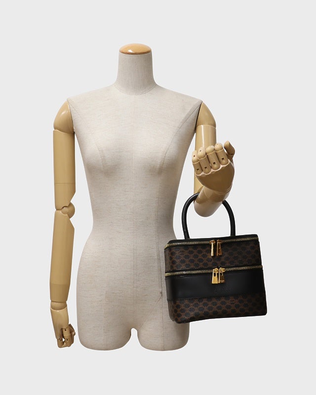 CELINE マカダム柄バニティバッグ | Hedy